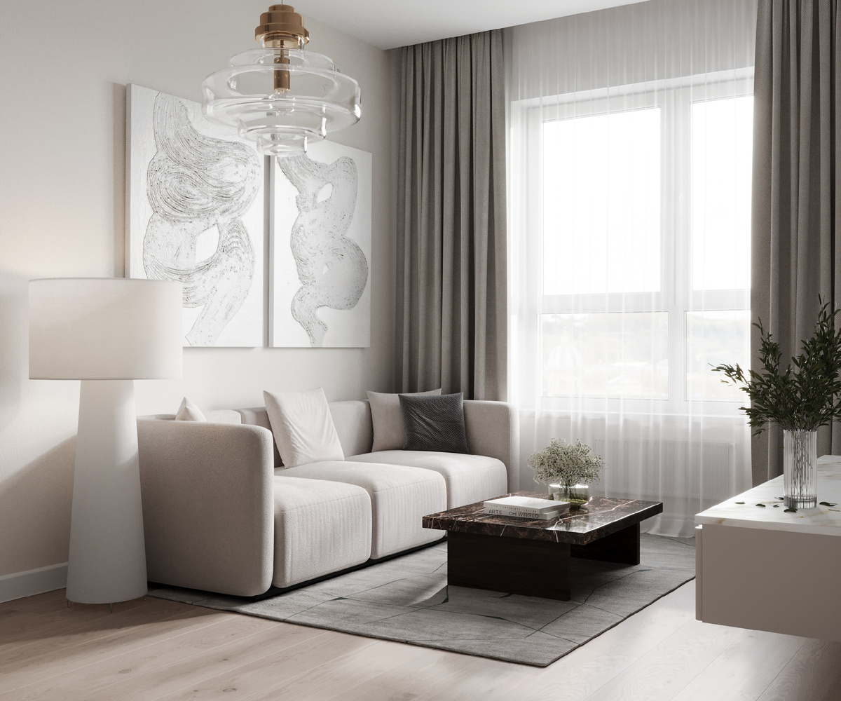 Квартира в светлой отделке в ЖК Supernova