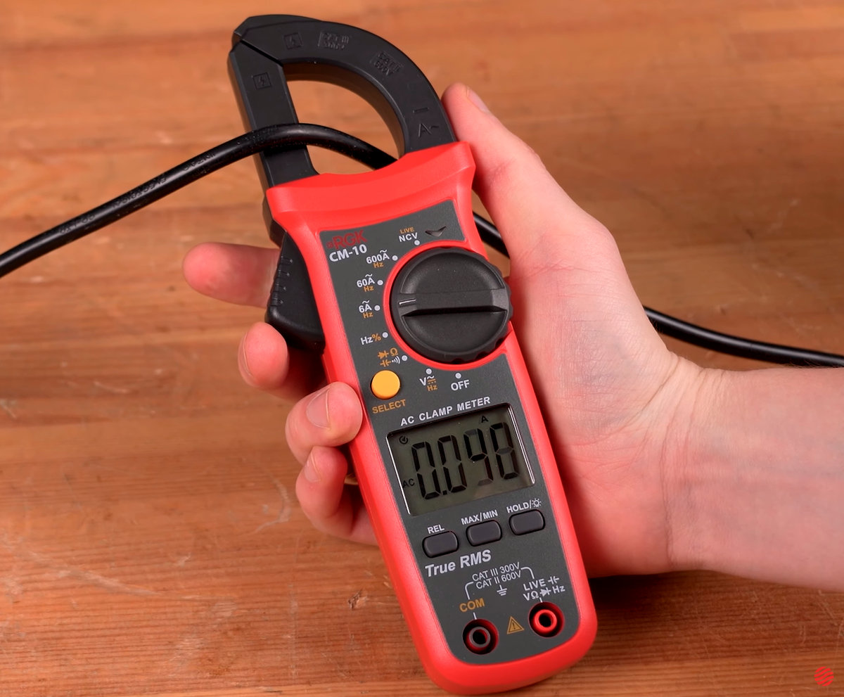 Токовые клещи проводят измерения без разрыва цепи
