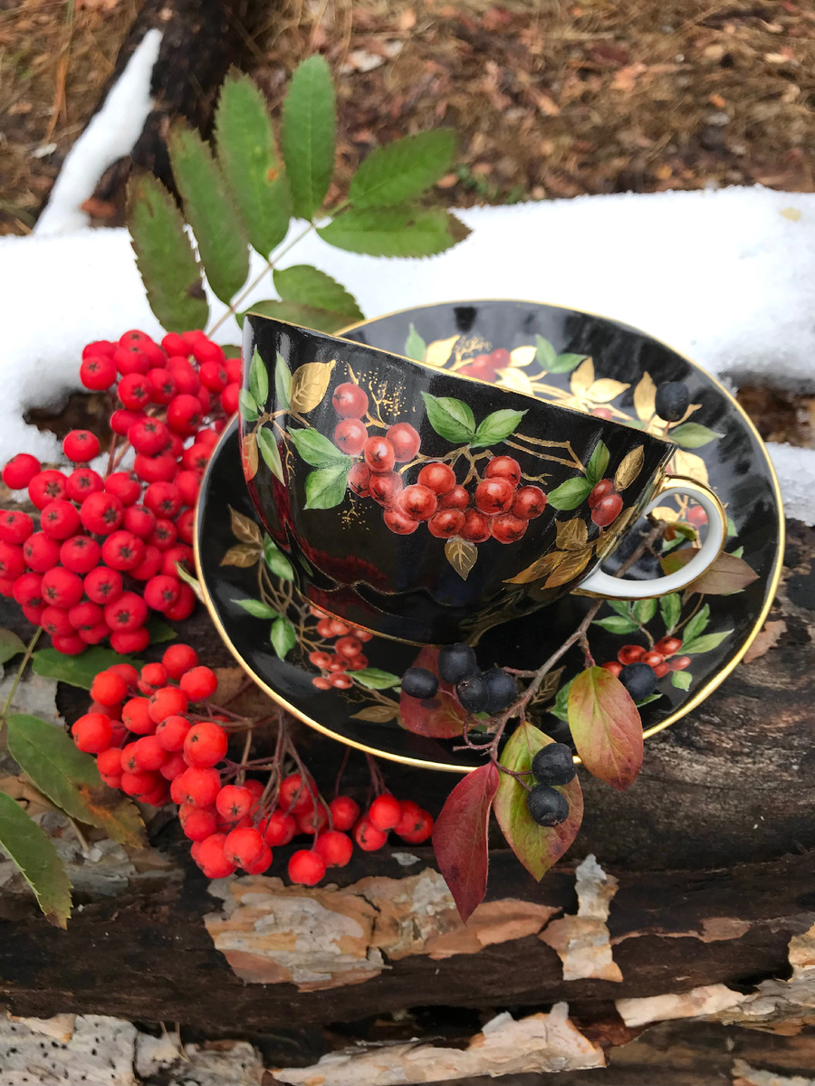 Чайная пара «Рябинушка»