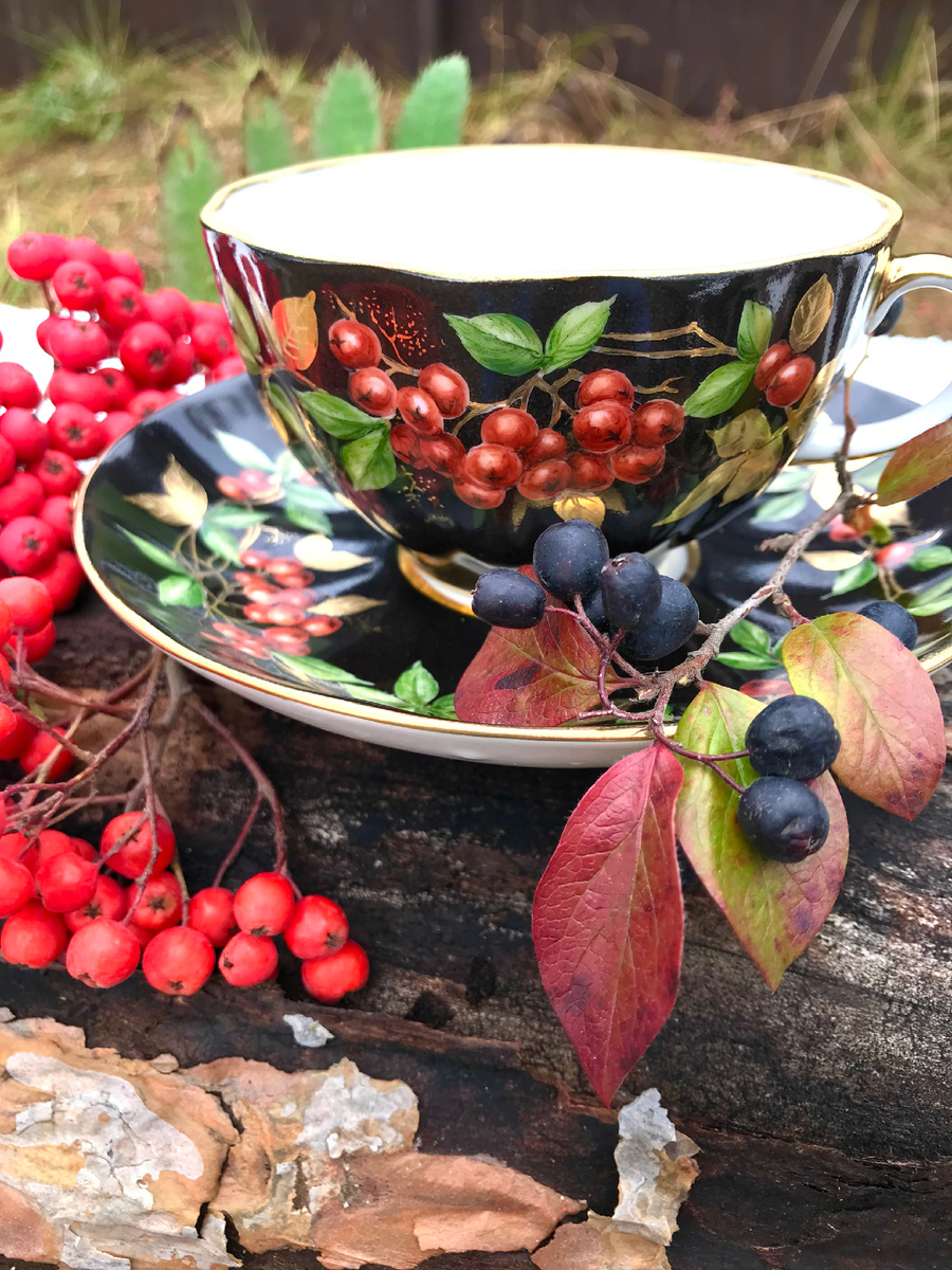 Чайная пара «Рябинушка»