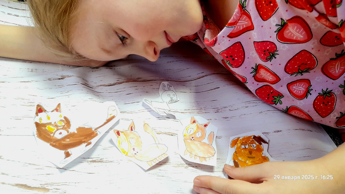 Рисовала Машушуня