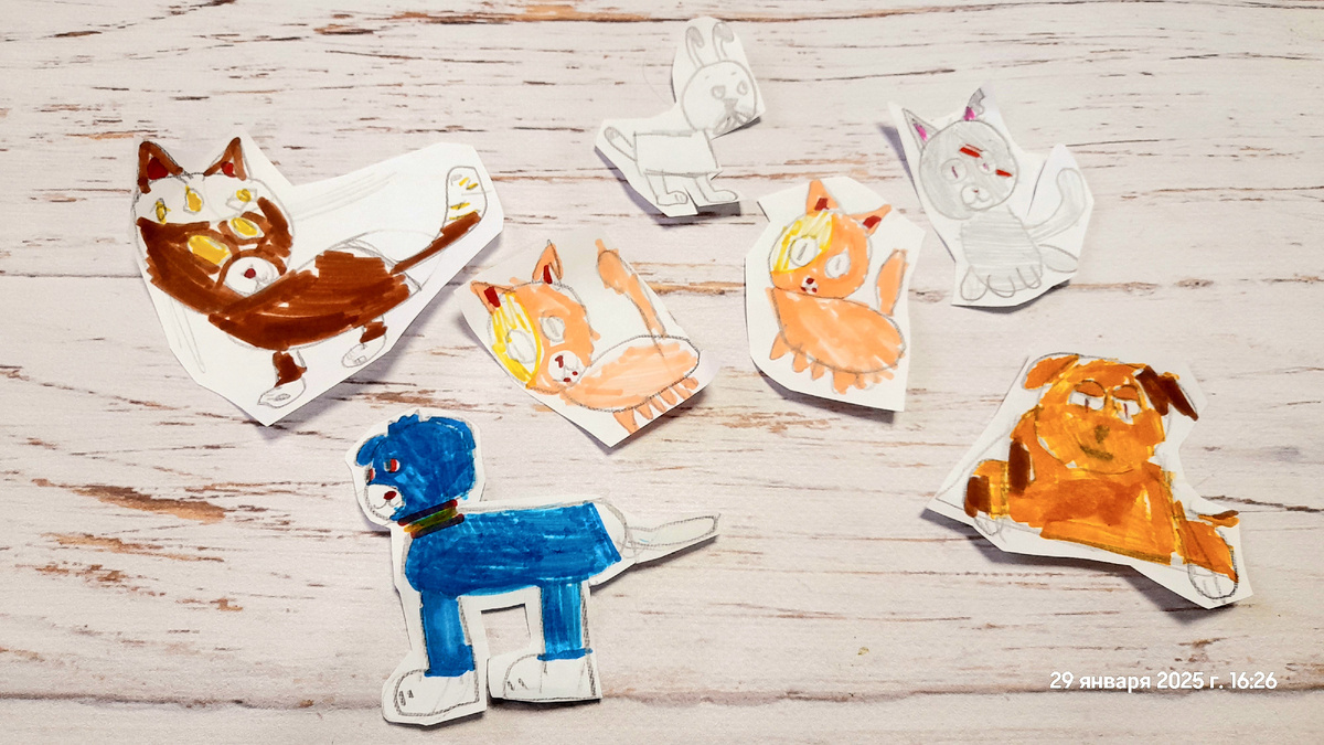 Рисовала Машушуня