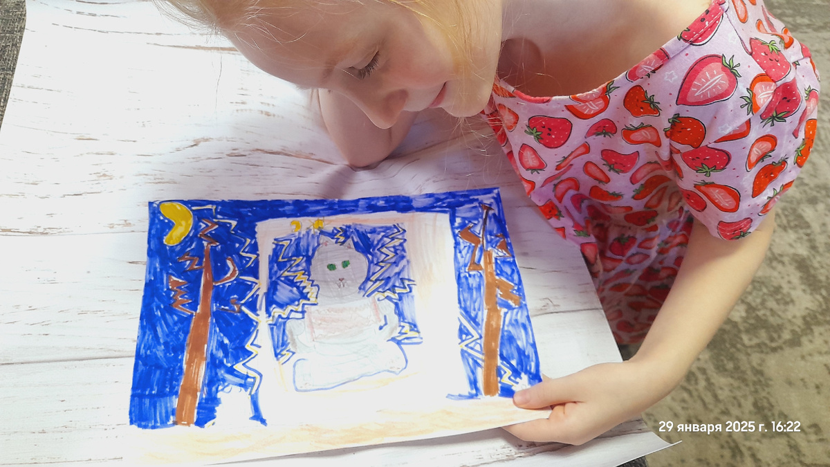 Рисовала Машушуня