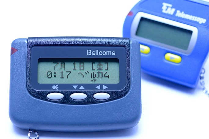 Пейджер, по-японски ポケベル покэбэру