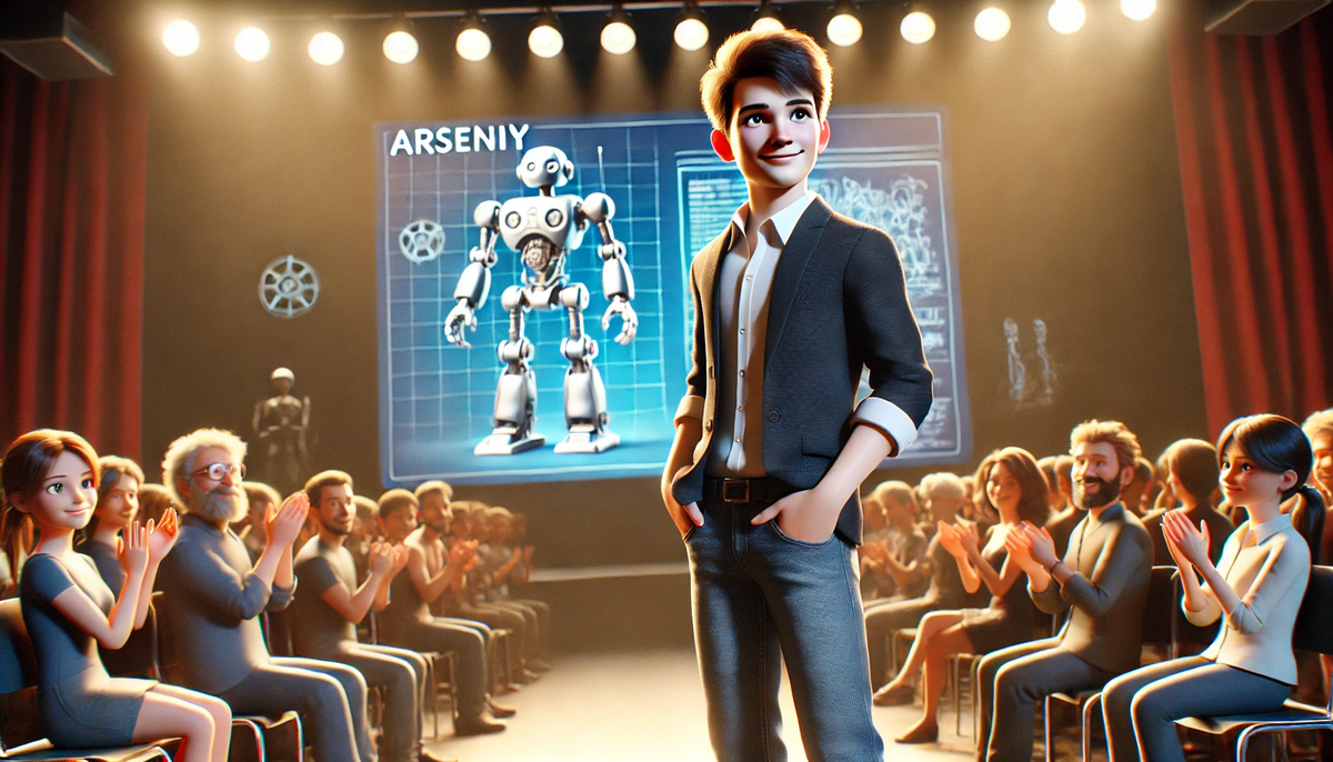 Арсений на сцене