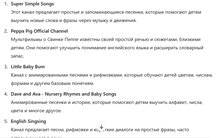 Детские каналы с песнями на английском языке, английский для детей