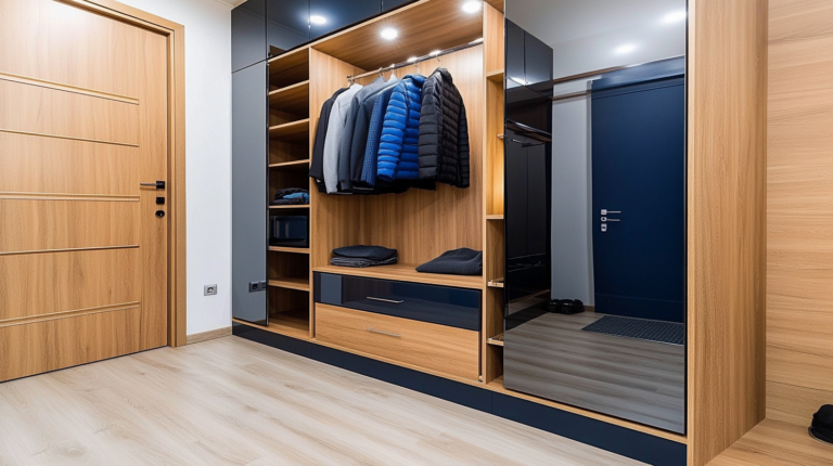    Встроенный шкаф в прихожую: экономия пространства и стиль svkuhni77