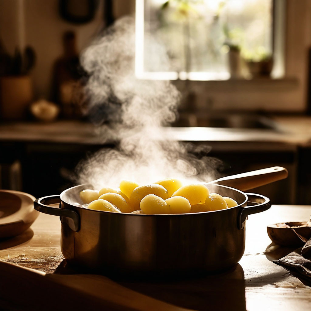 Отвариваем картофель