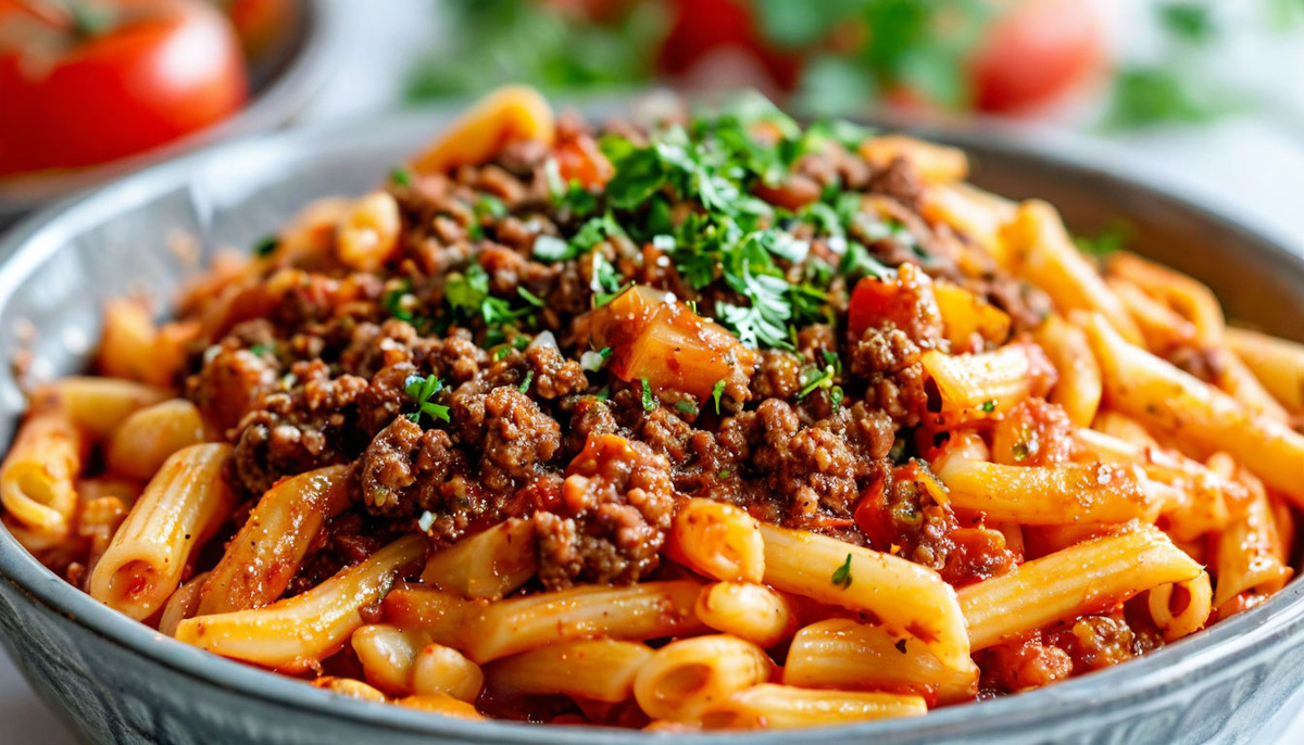 Паста с мясом