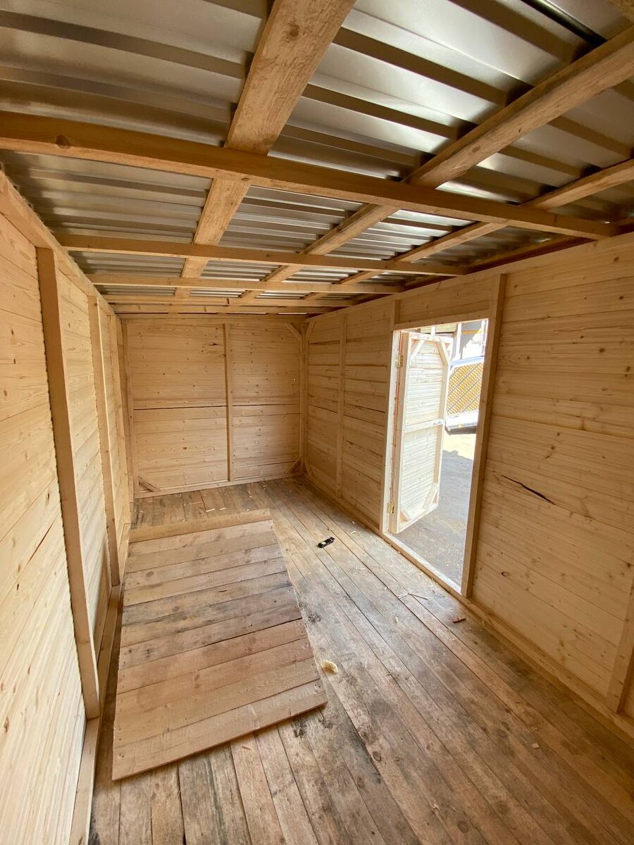 хозблок без отделки