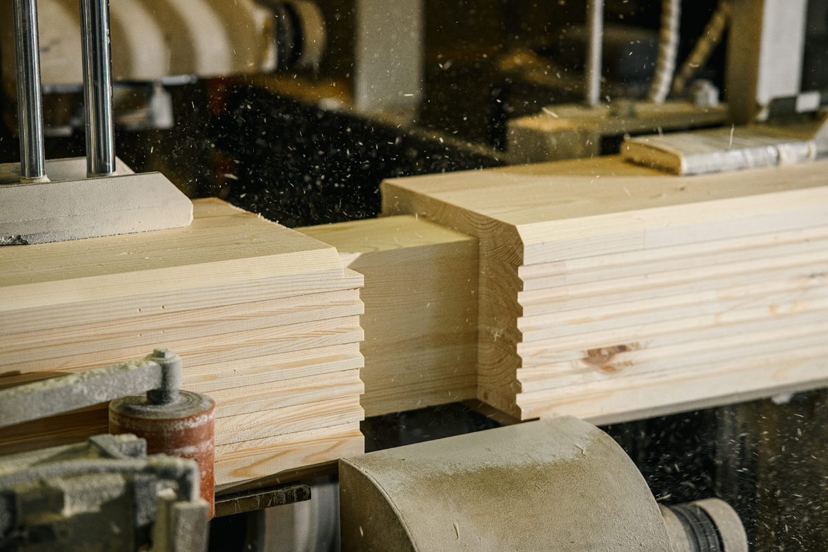 Клеёный брус