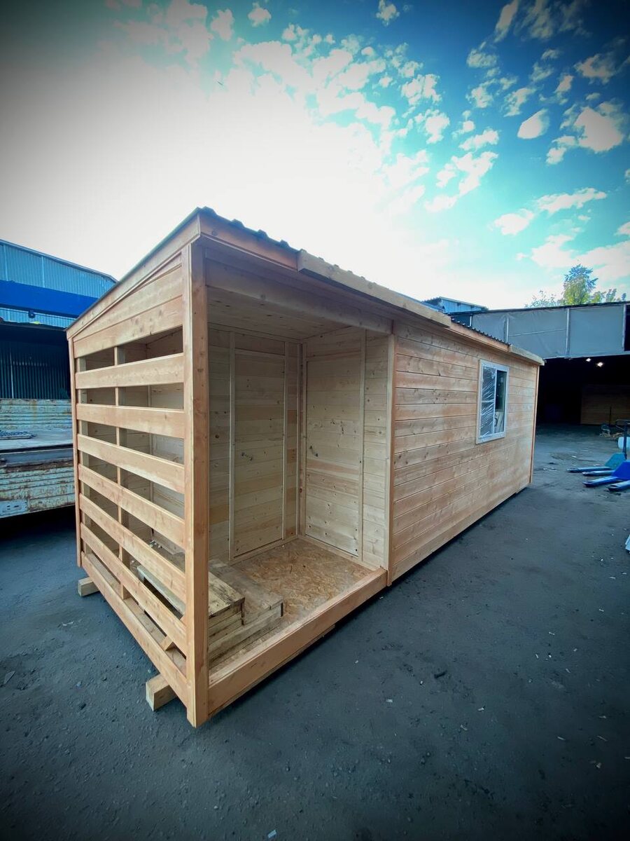 Гостевой домик с дровником