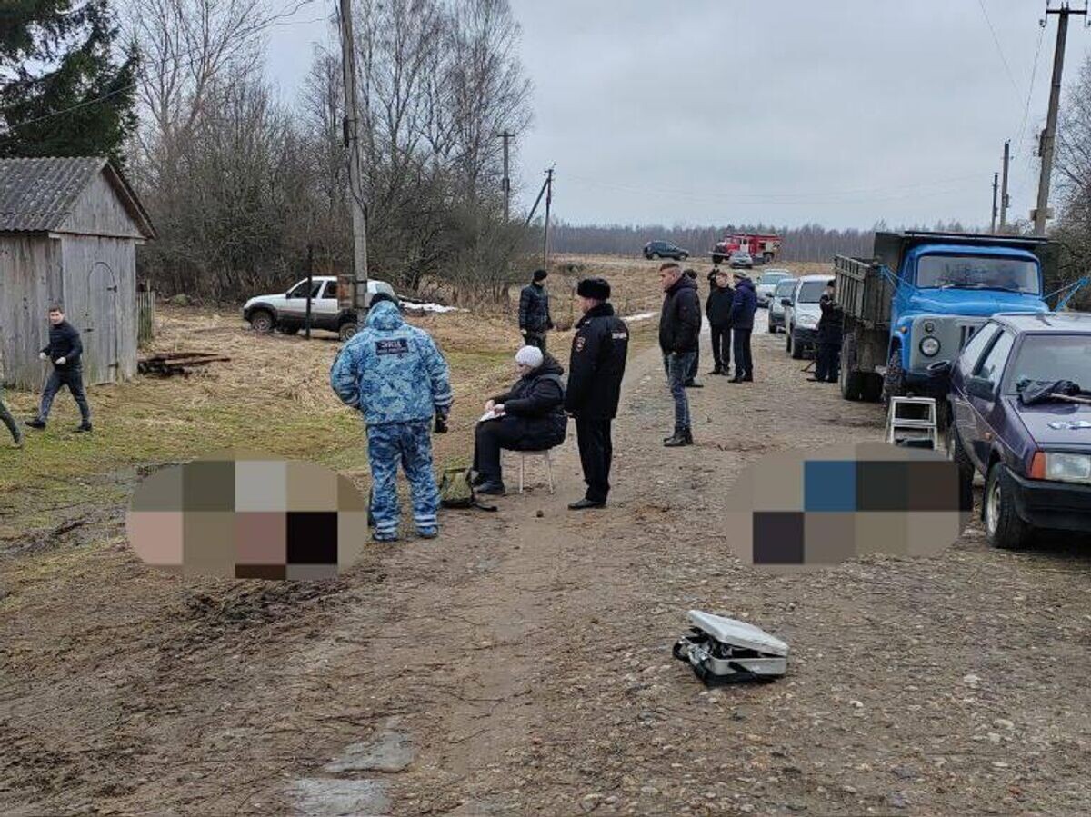   Место тройного убийства в Куйбышевском районе Калужской области© Фото : Прокуратура Калужской области/Telegram