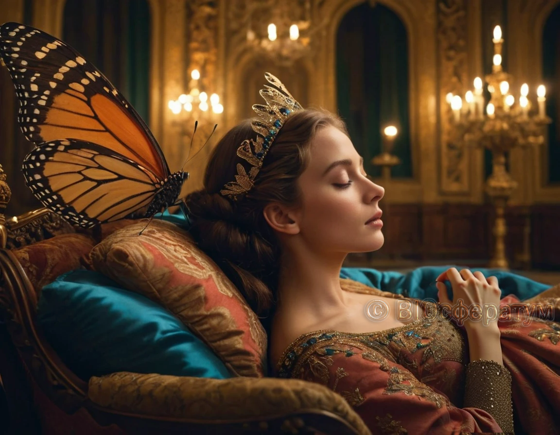 Королева не подозревала, что в её покоях кто-то есть.