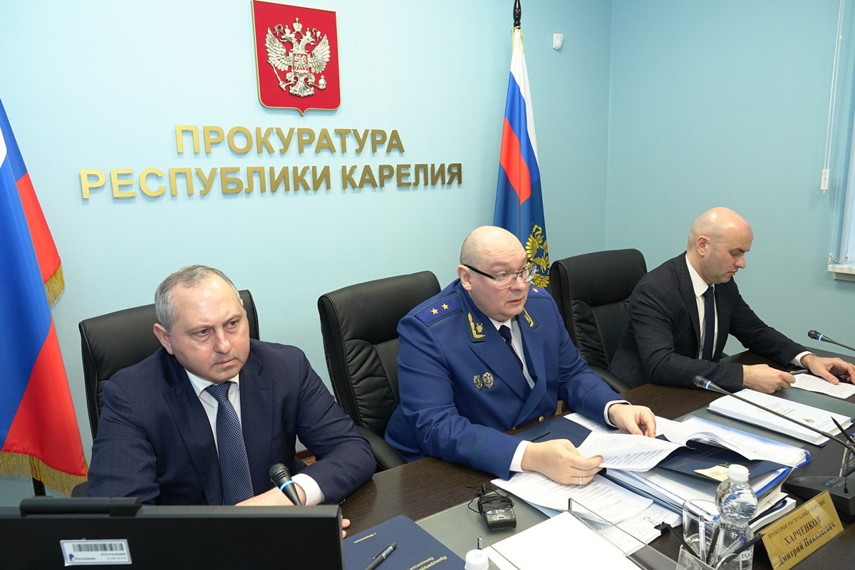    Коллегия в Прокуратуре Карелии по итогам работы за 2024. Фото: "Республика"/Максим Смирнов