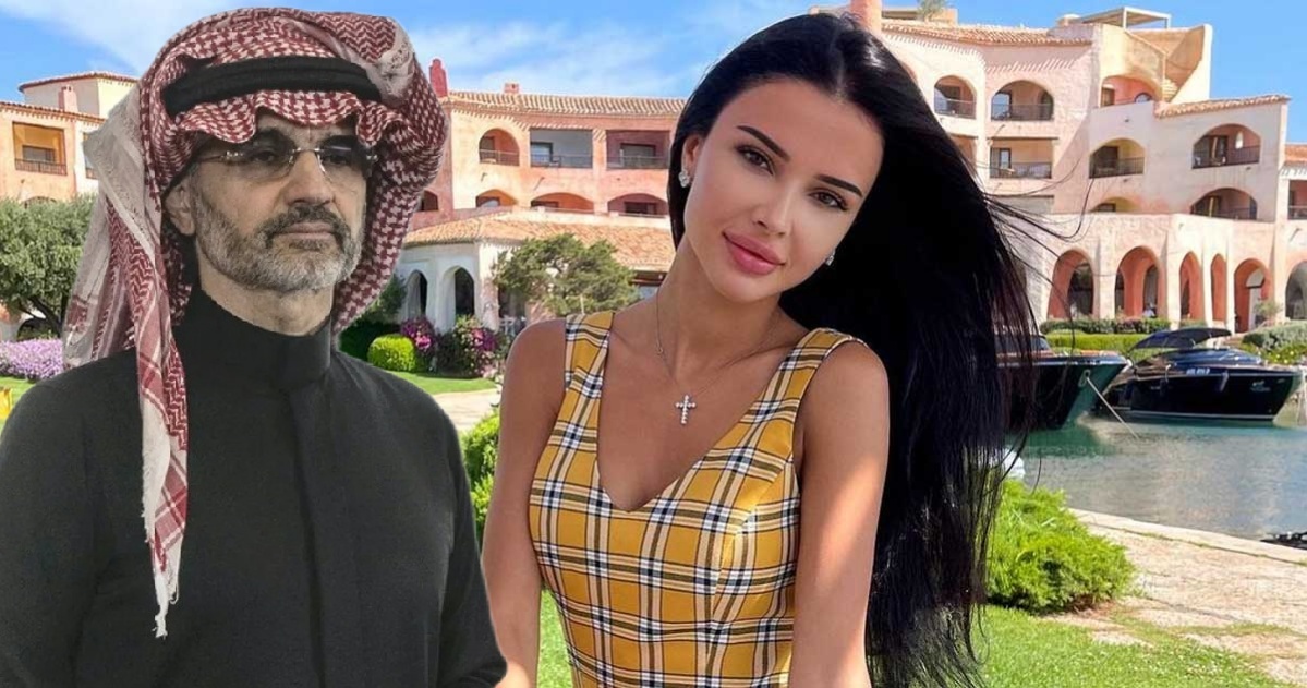 Яна Орофеева и принц Аль-Валид ибн Талал