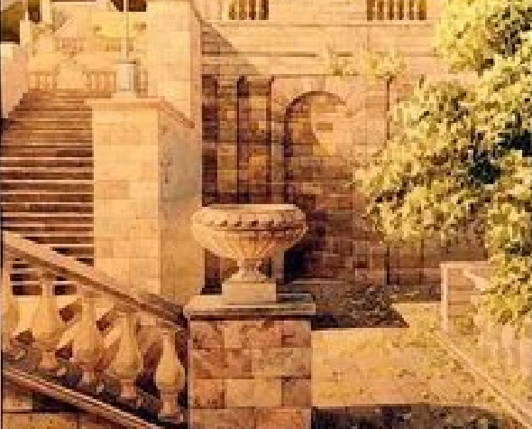 "Митридатская" лестница в Керчи, отсавшаяся от города Русия