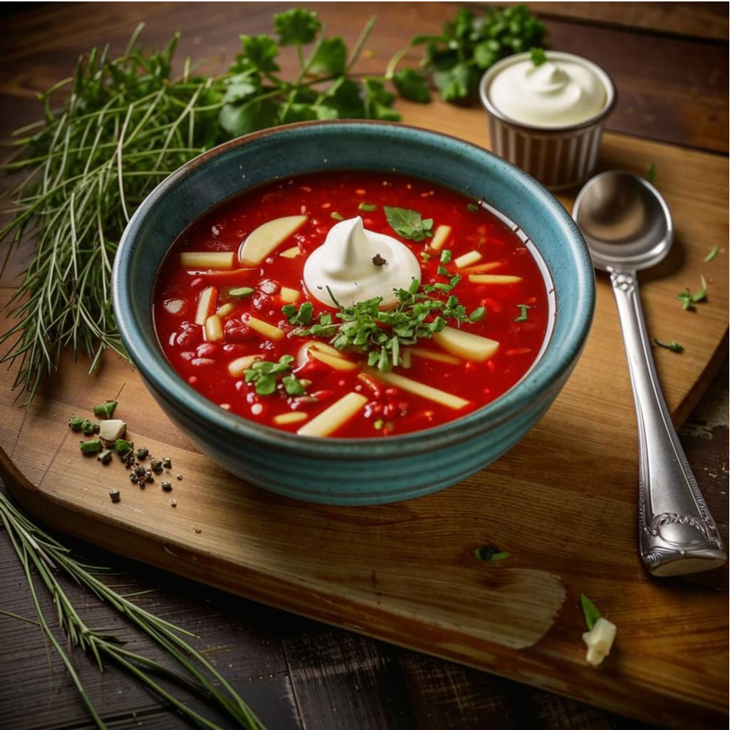 Борщ из квашеной капусты