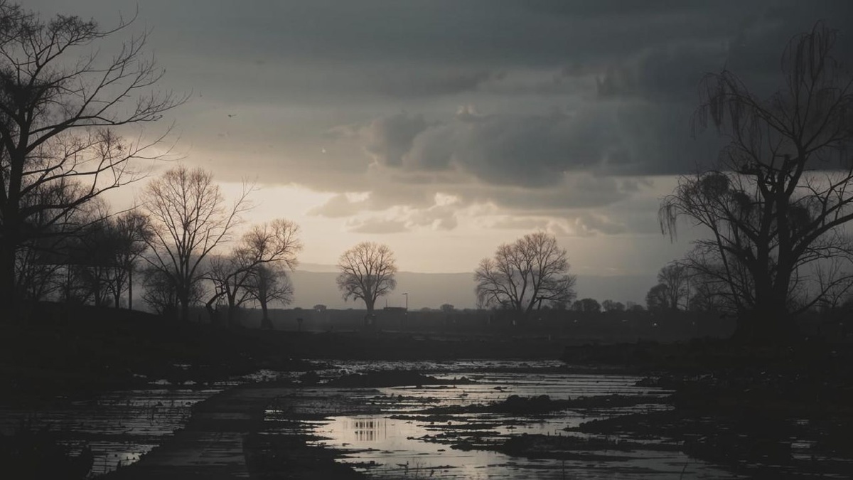 Теплая зима. Нейросеть Kandinsky 3.1.