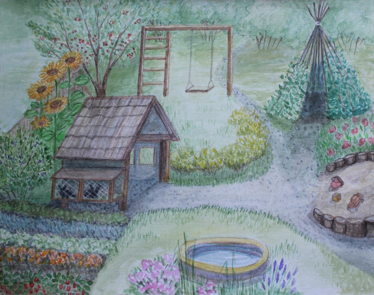 Детская площадка в ландшафтном дизайне