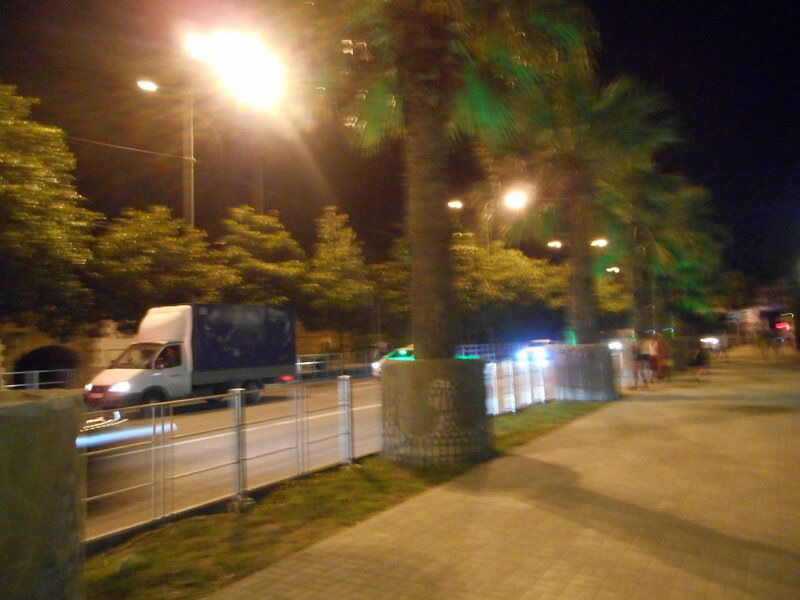 Ул. Лазарева ночью