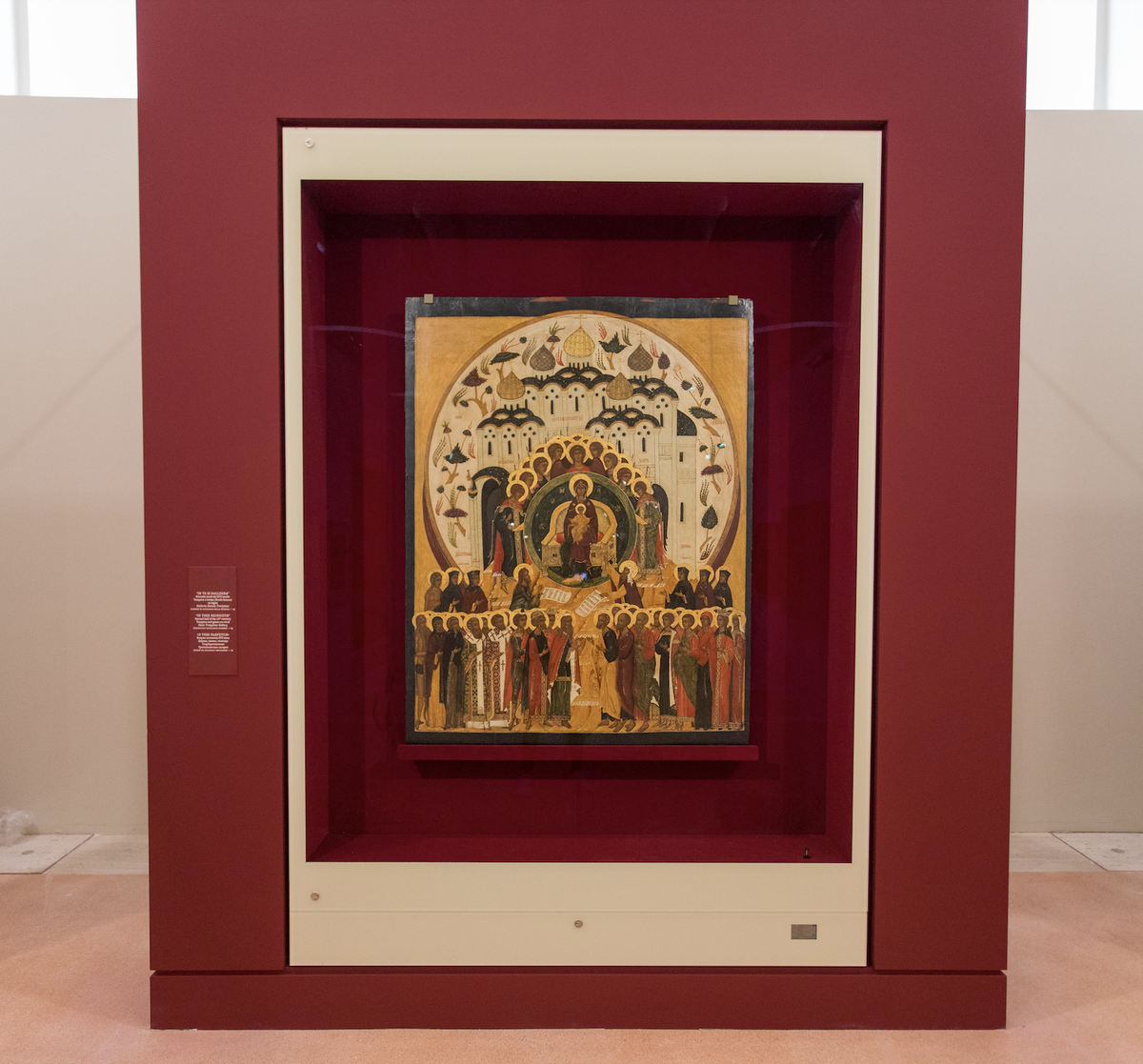 Климатическая витрина для большой иконы