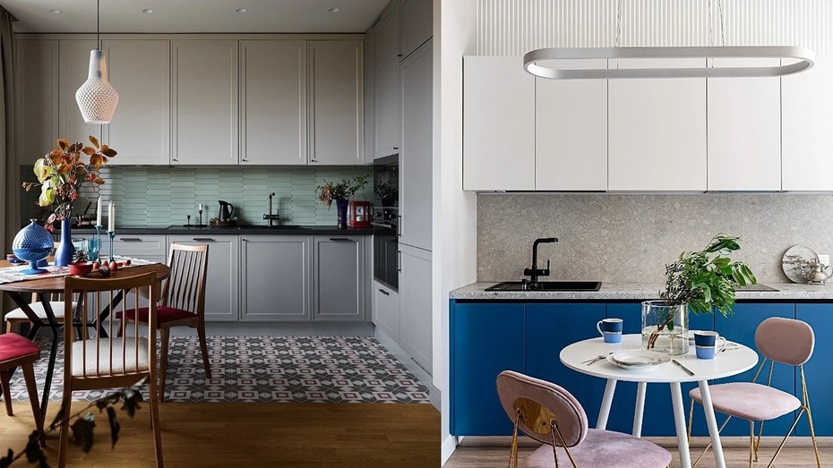 Слева проект Наталии Борисенковой, справа проект Маргариты Калининой