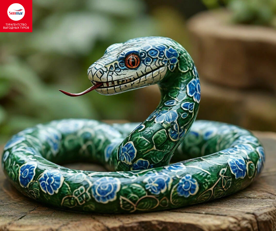 Туристический китайский гороскоп на 2025 год. Картинка создана при помощи ИИ.