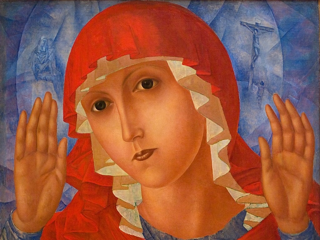 «Богоматерь Умиление злых сердец». Кузьма Петров-Водкин. 1914-1915