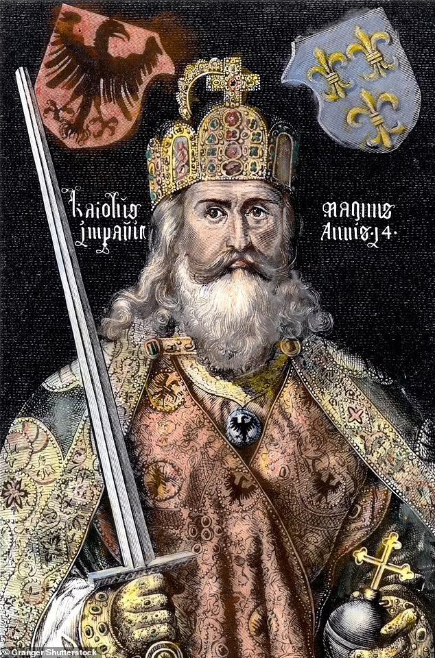 Карл Великий правил как король франков на территории современной Франции с 768 г. н. э. до своей смерти в 814 г.