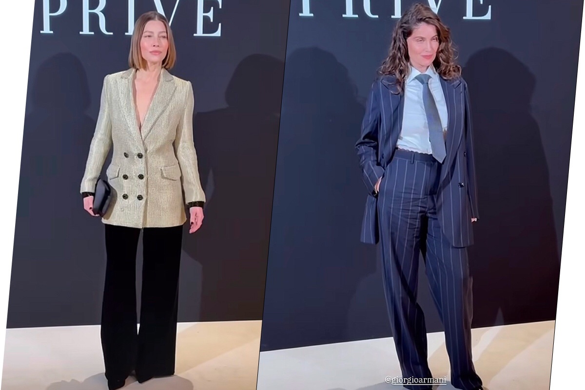 madamefigarofr / Instagram (входит в корпорацию Meta, признана экстремистской и запрещена в России)📷Джессика Бил; Летиция Каста