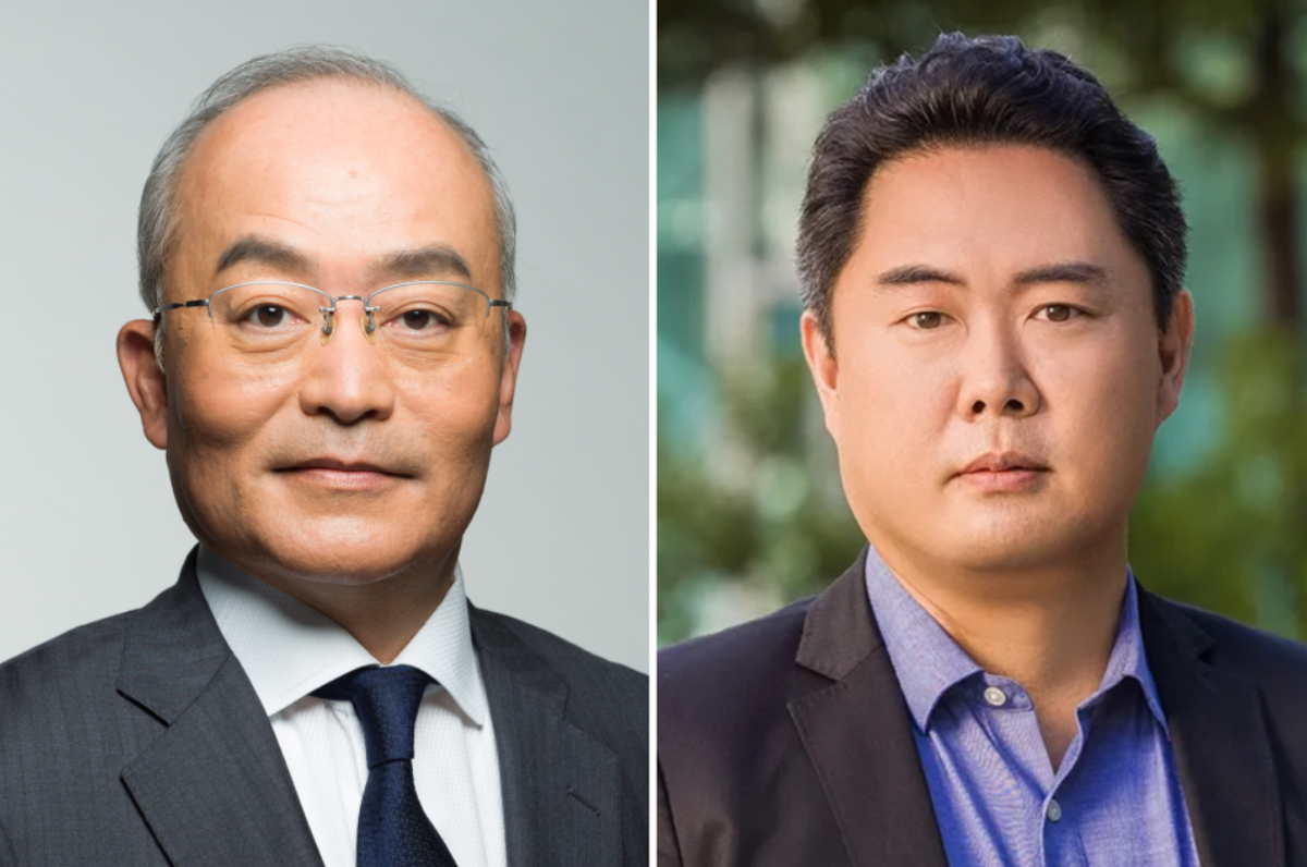    Хироки Тотоки (слева) и Хидеаки Нисино (справа)