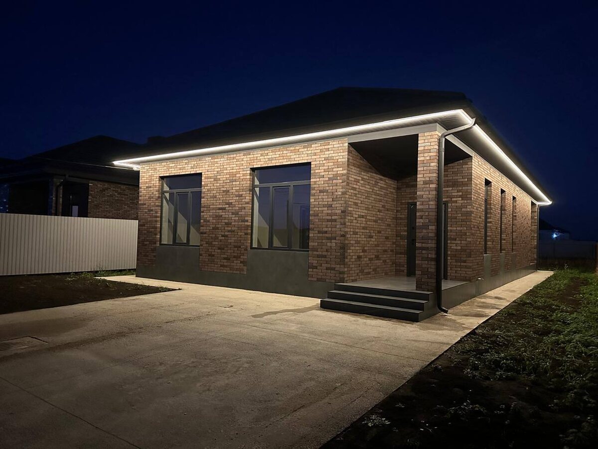 Одноэтажный дом в Краснодаре