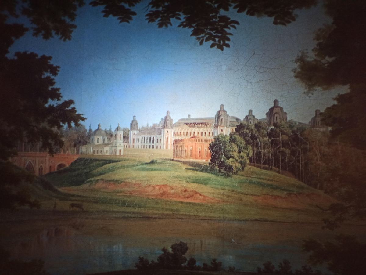 Вид на Царицыно в 18 веке