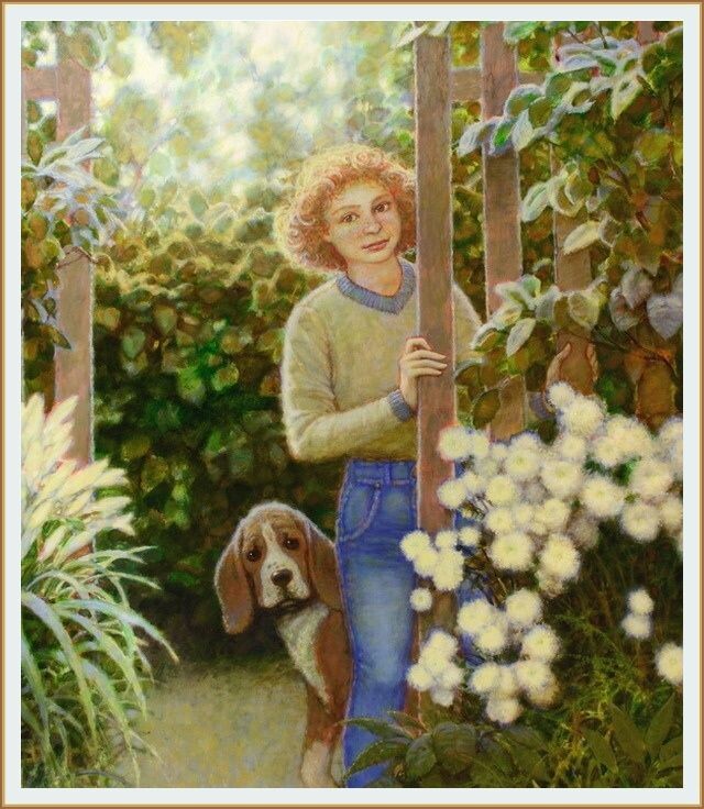 КАРТИНА ХУДОЖНИКА ИГОРЯ ПУГАЧА ПОД НАЗВАНИЕМ " НАШИ МИЛЫЕ СОСЕДИ "