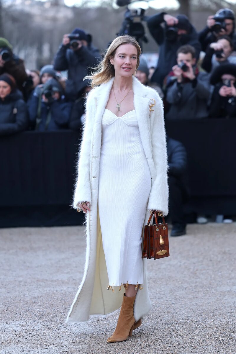 Наталья Водянова на показе Schiaparelli Haute Couture весна/лето 2025