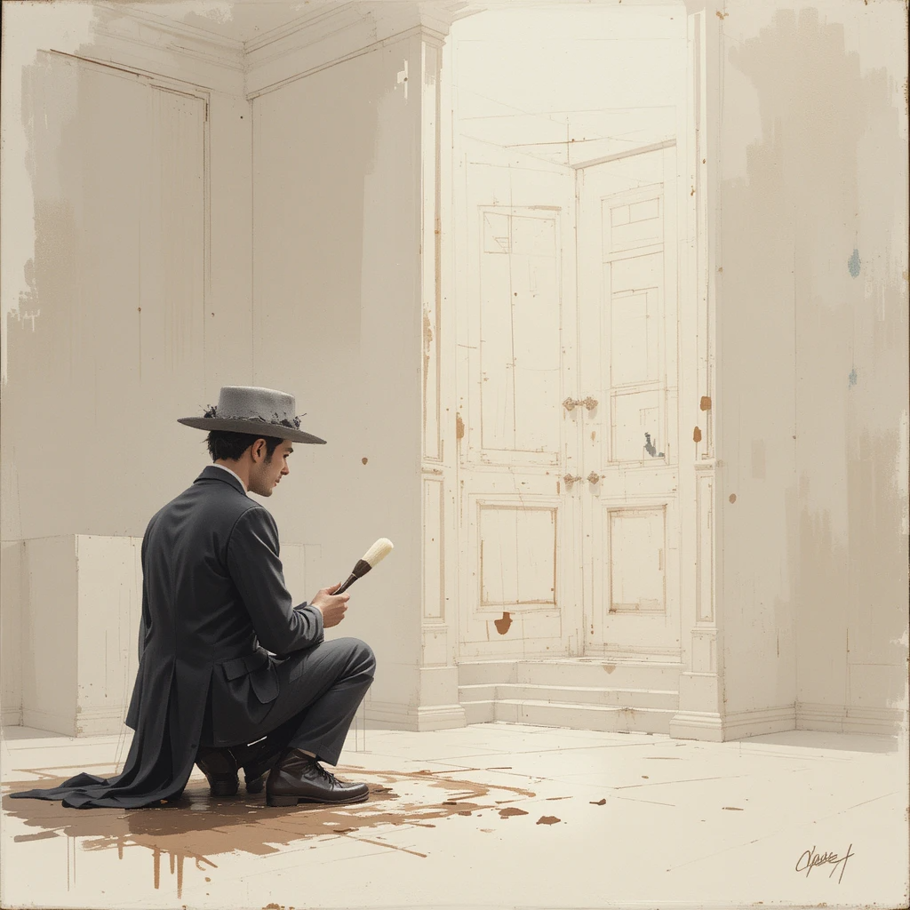 В большой, но незаконченной комнате Адиль стоял с валиком в руке, глядя на потолок, который он совершенствовал неделями. Утопленный овальный дизайн, окаймленный мягким сиянием светодиодных ламп, был его самым гордым творением. В центре замысловатый гипсовый медальон ждал люстру, которая еще не прибыла. Стены, украшенные изящными молдингами, шептали об элегантности и изысканности.