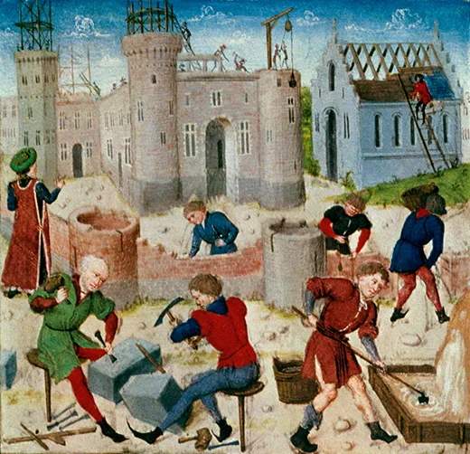 После чумы 14 века в Англии дефицит рабочих рук только способствовал прогрессивному развитию экономики