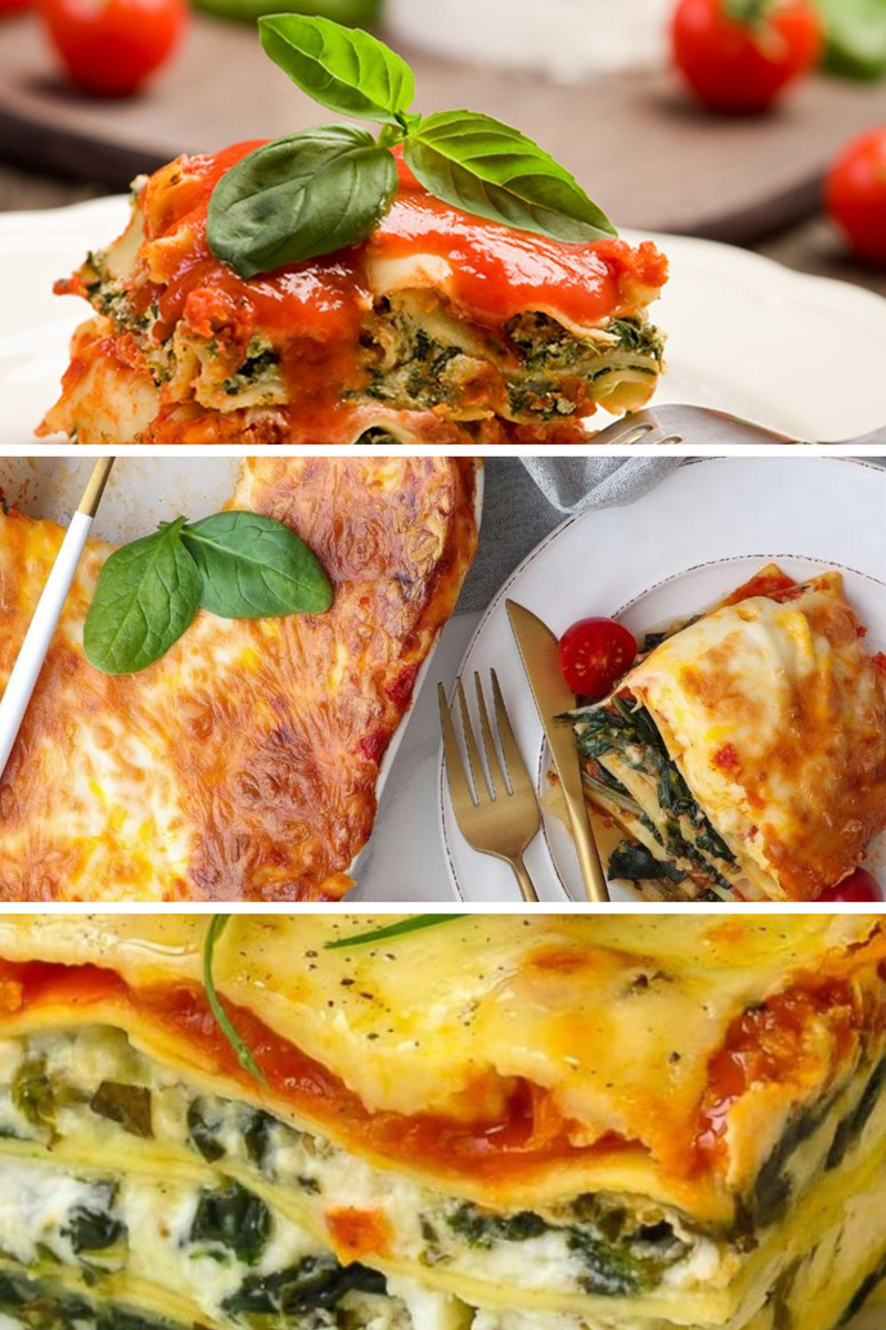 ЛАЗАНЬЯ СО ШПИНАТОМ 