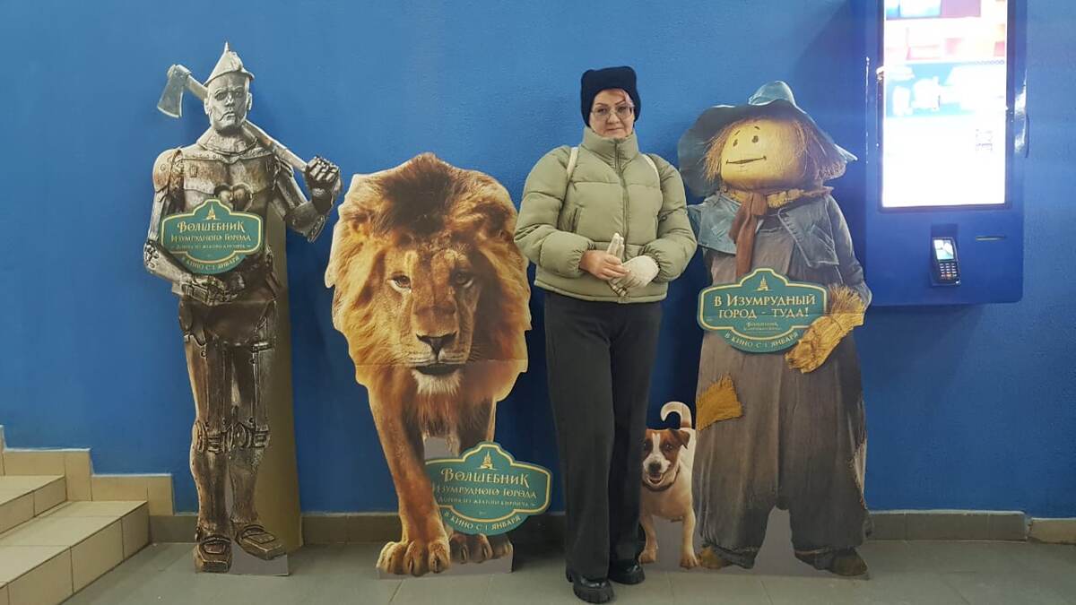 В кинотеатре с героями фильма