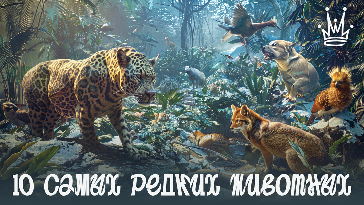 10 самых редких животных на планете 