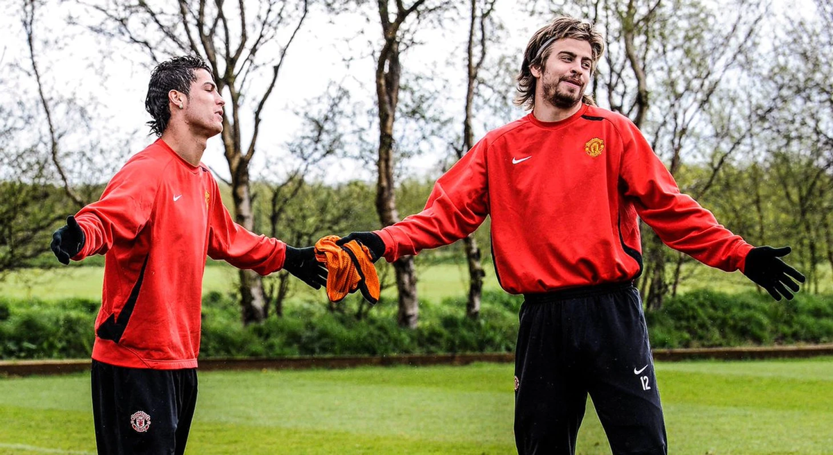 Криштиану Роналду и Жерар Пике