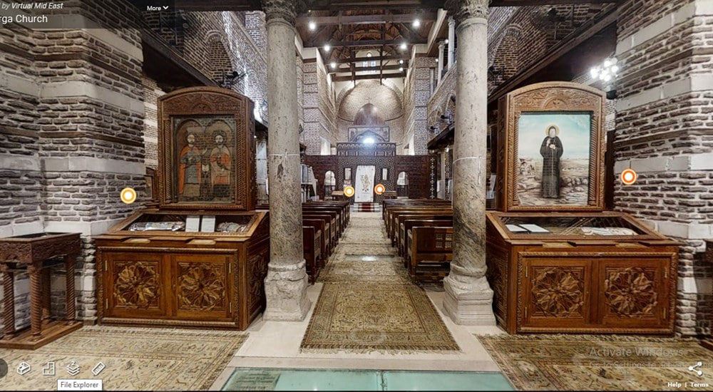 ЦЕРКОВЬ СВЯТОГО СЕРГИЯ И ВАКХА внутри