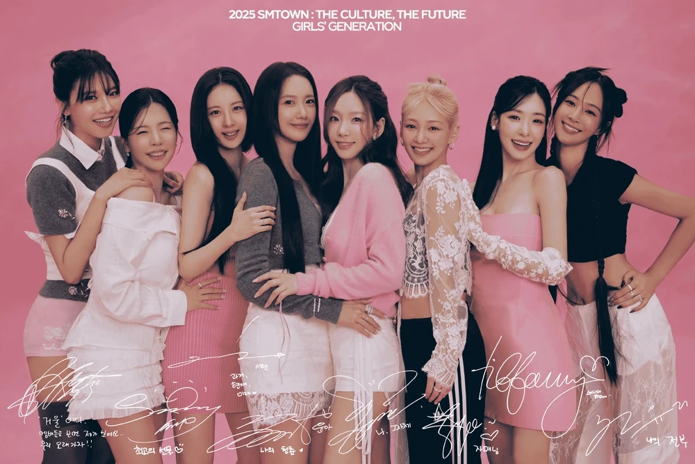 Съемки Girl's Generation для новогоднего проекта 2025