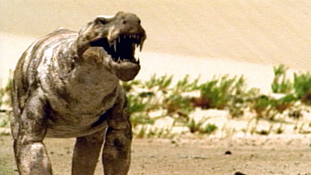 Горгонопс из документалки «Прогулки с монстрами».