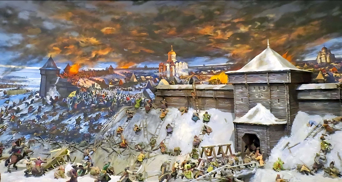 Ефим Дешалыт «Героическая оборона Старой Рязани от монголо-татарских войск в 1237 году»