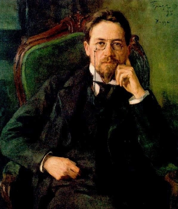 О. Браз. Портрет А.П. Чехова (1898). Изображение из открытых источников