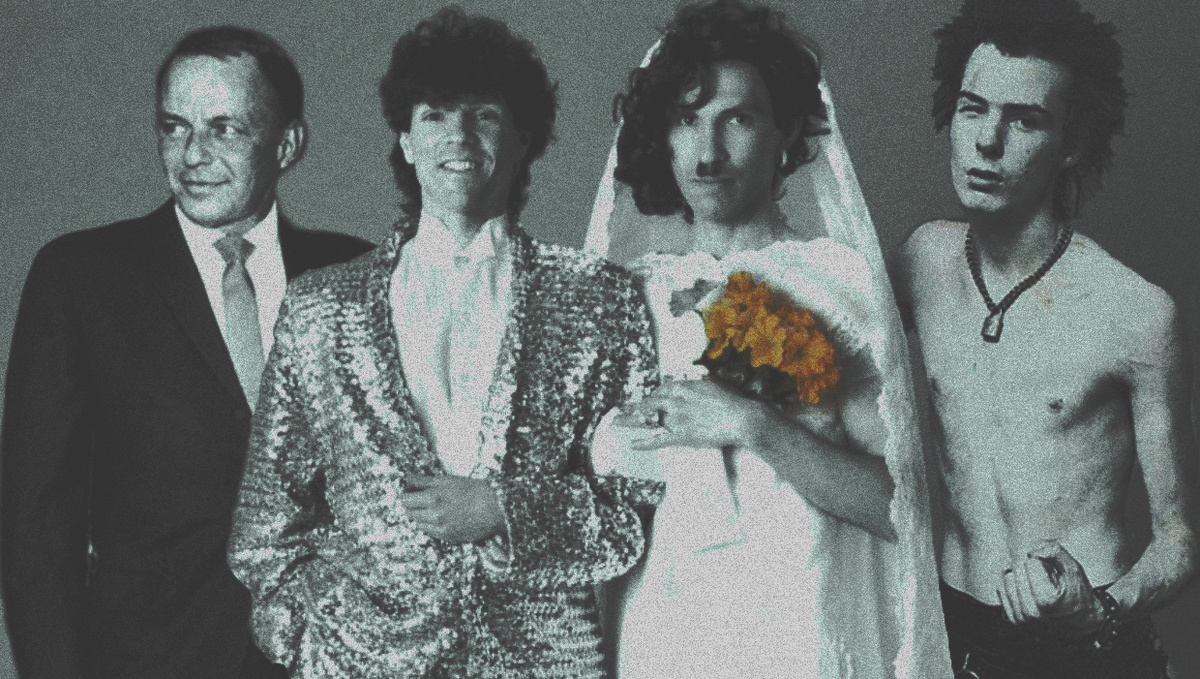 Фрэнк Синатра, Рассел Мэйл, Рон Мэйл, Сид Вишес / Коллаж / radiojazzfm.ru / gettyimages.in / ru.wikipedia.org