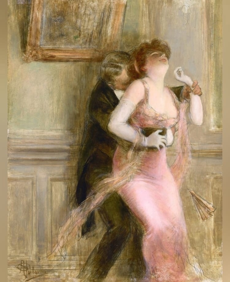 «Украденное мгновение» , художник Альберт Андре Гийом