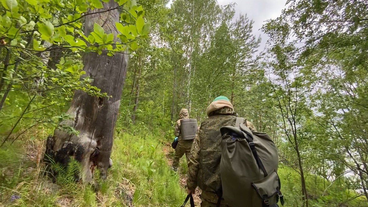 Идем к новому зимовью.